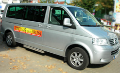 Taxi Bus Außenansicht Taxi Bus Außenansicht