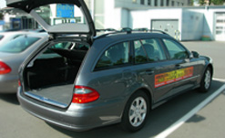 Taxi Kombi Innenansicht Taxi Kombi Außenansicht